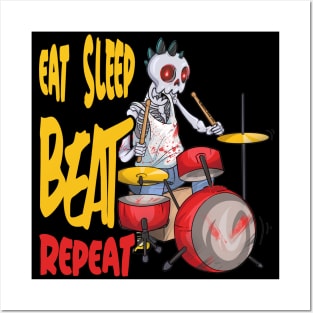 Eat Sleep Drum Posters and Art